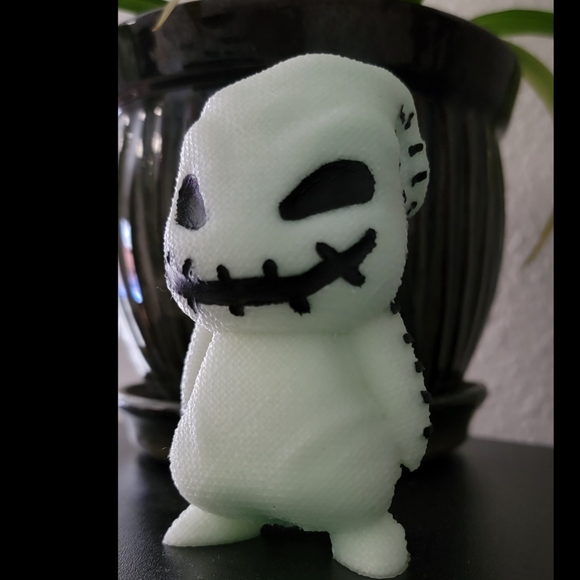 Nightmare Before Christmas Oogie Boogie Glow in the Dark Figure - Picture 4 of 6